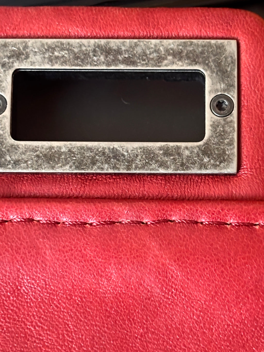 CHANEL Red Quilted Lambskin Reissue Tote Shoulder Bag | Clutch