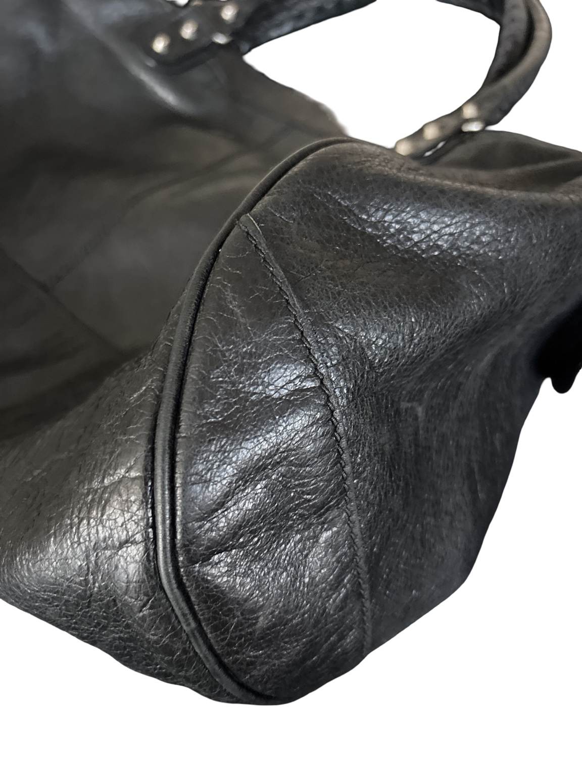 Balenciaga Motorcycle City Style Leather Shoulder Bag