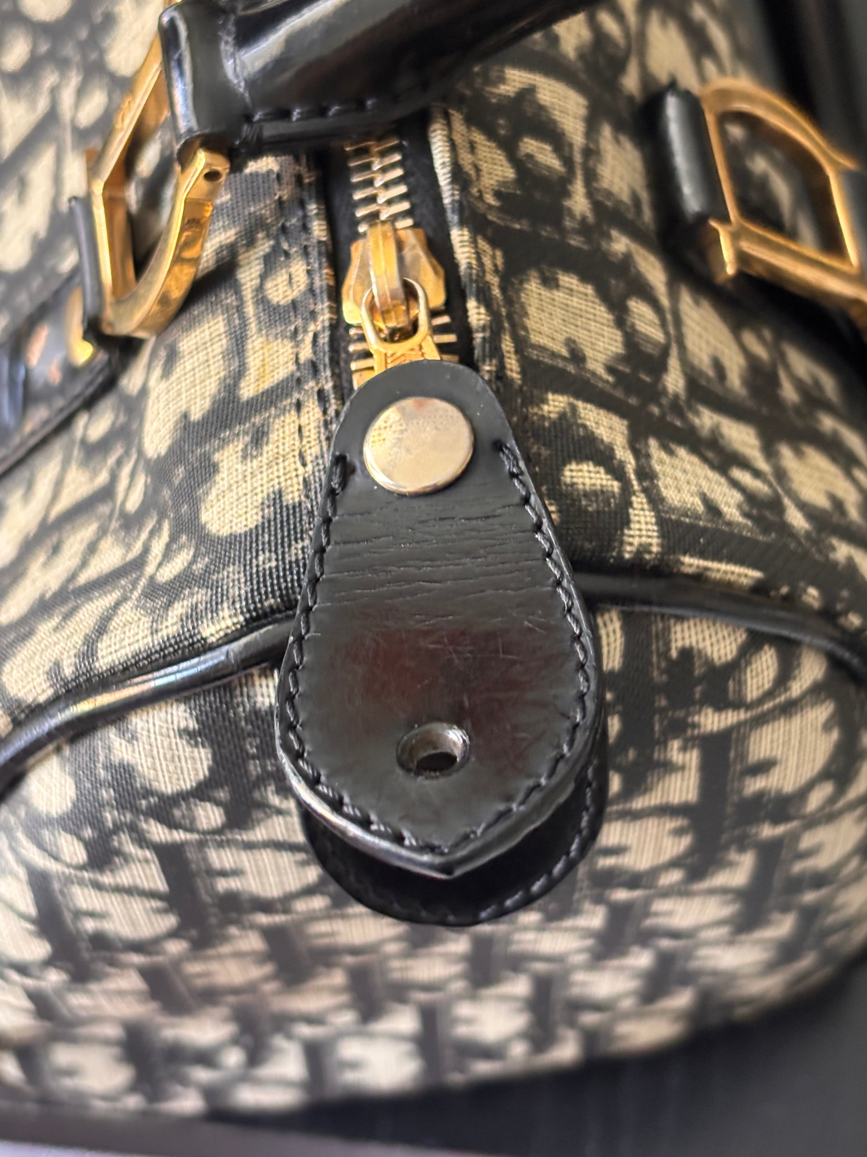 Christian Dior Vintage Trotter Boston Bag – Full of Baggage