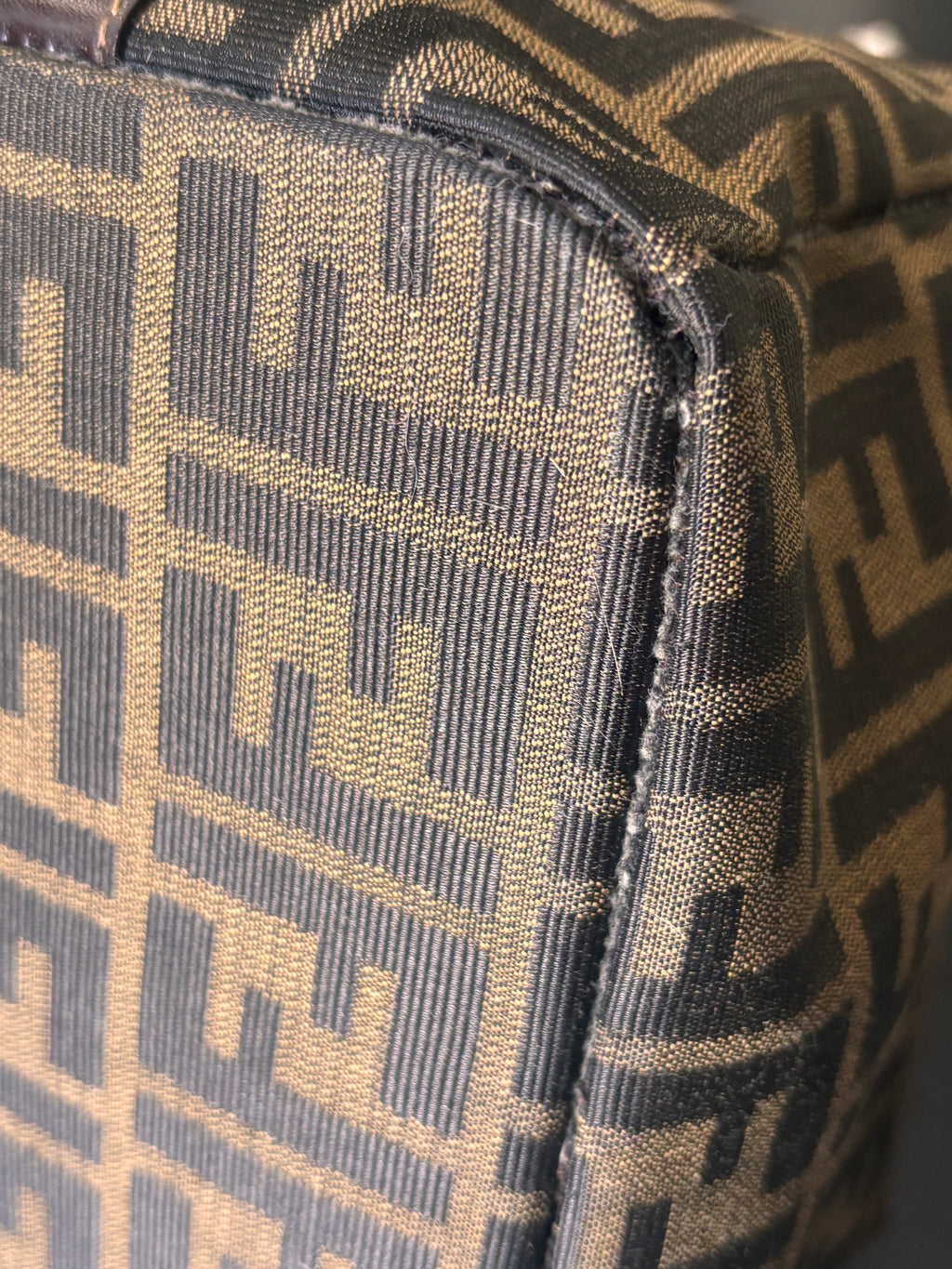 Fendi Zucca Boston Vanity