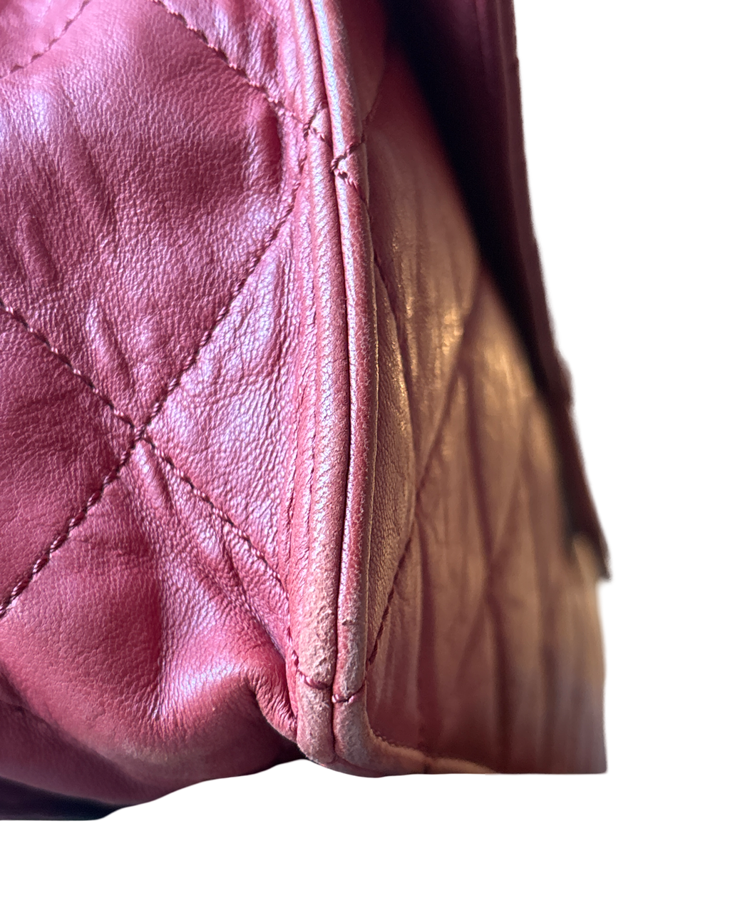 CHANEL Red Quilted Lambskin Reissue Tote Shoulder Bag | Clutch