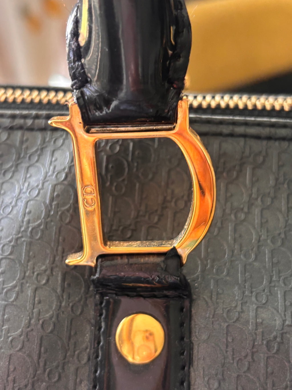 Christian Dior Trotter Boston bag
