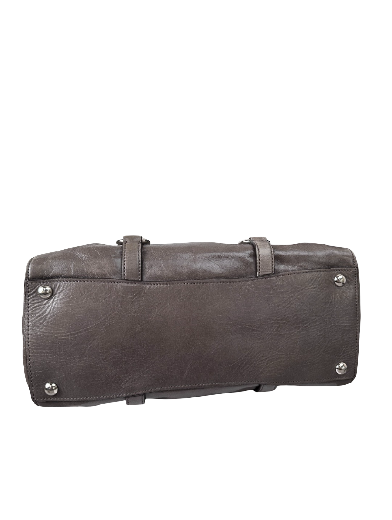 Authentic Miu Miu Soft Leather Satchel Tote with Shoulder Strap