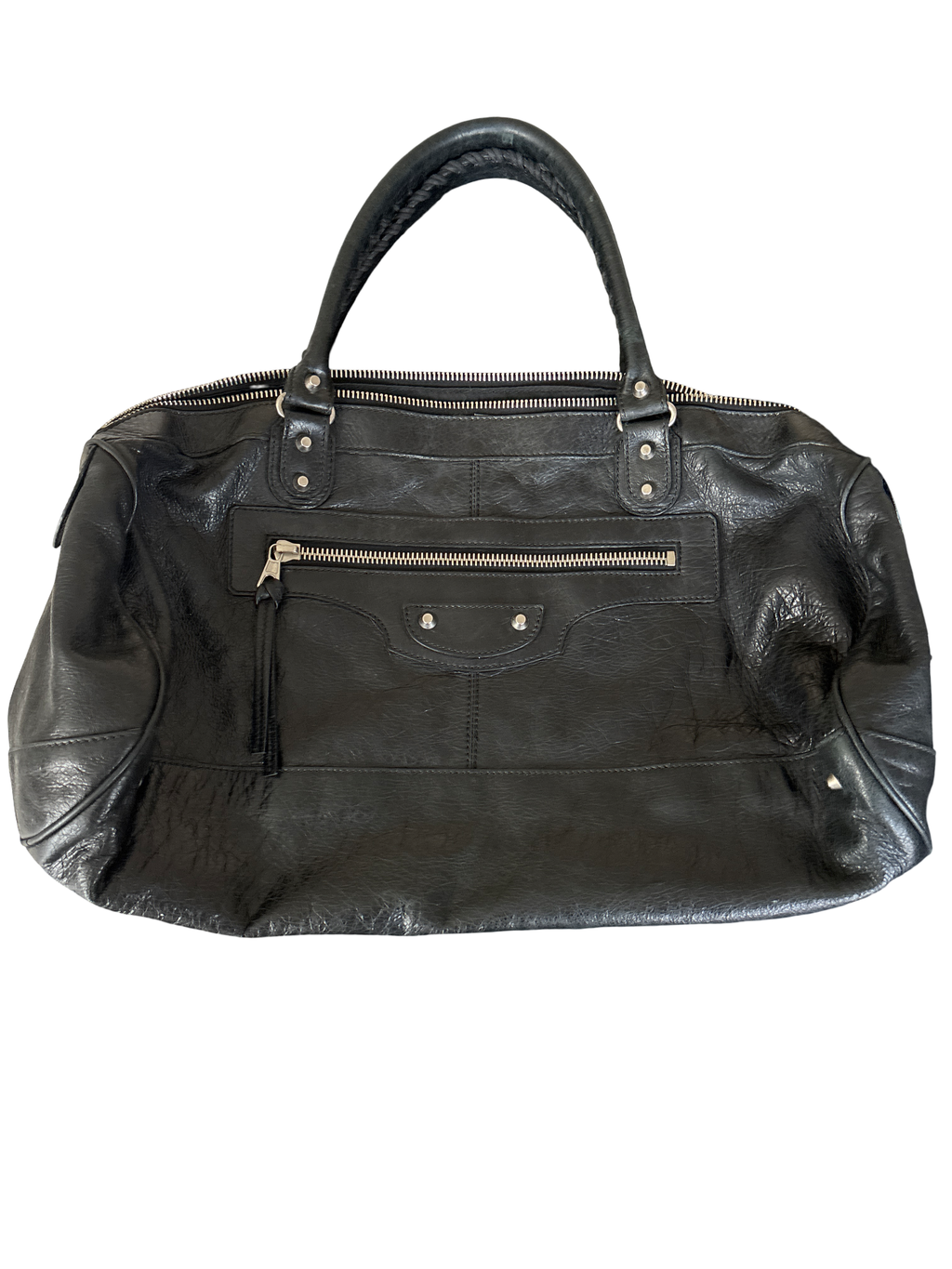 Balenciaga Motorcycle City Style Leather Shoulder Bag