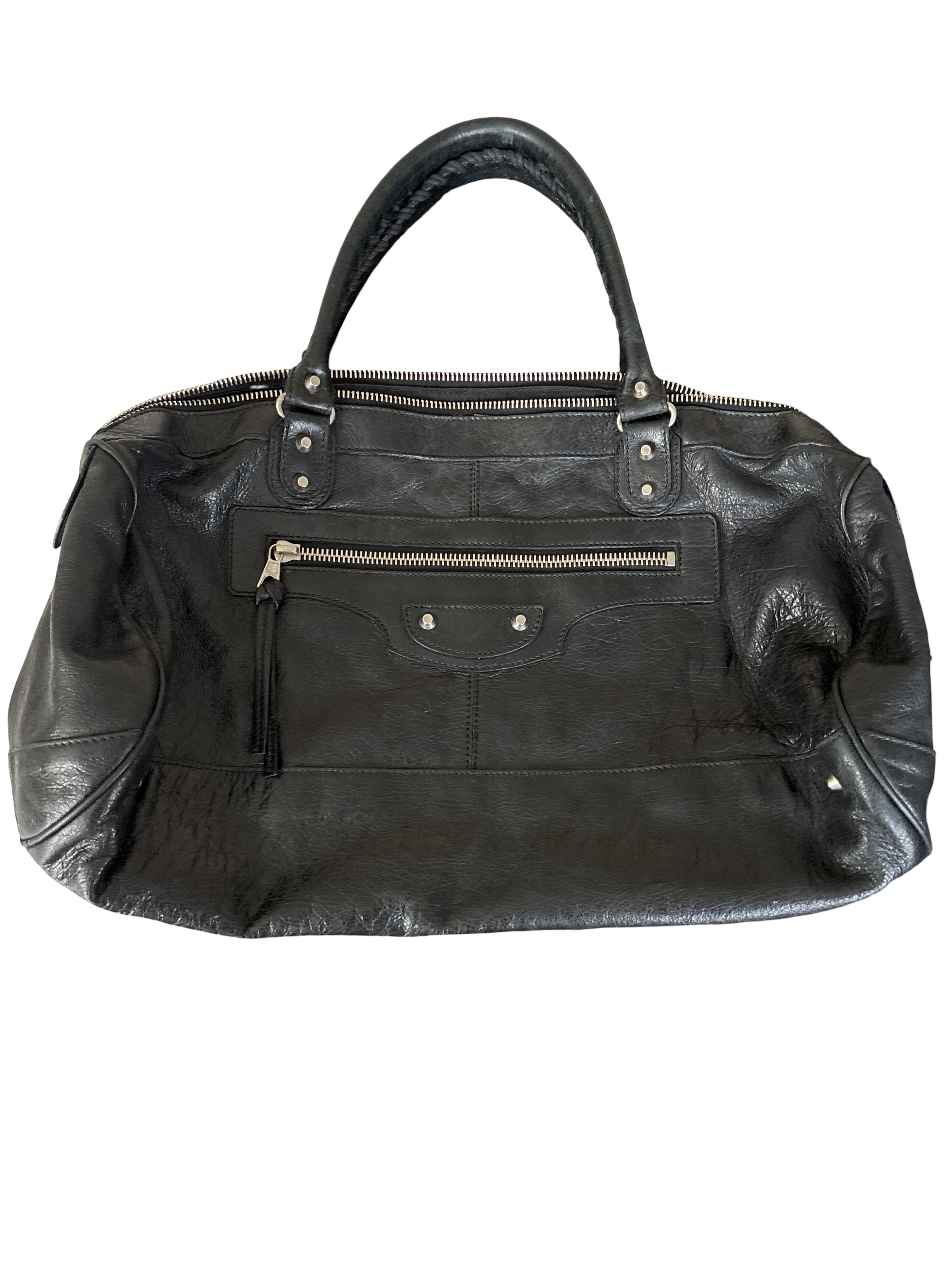 Balenciaga Motorcycle City Style Leather Shoulder Bag