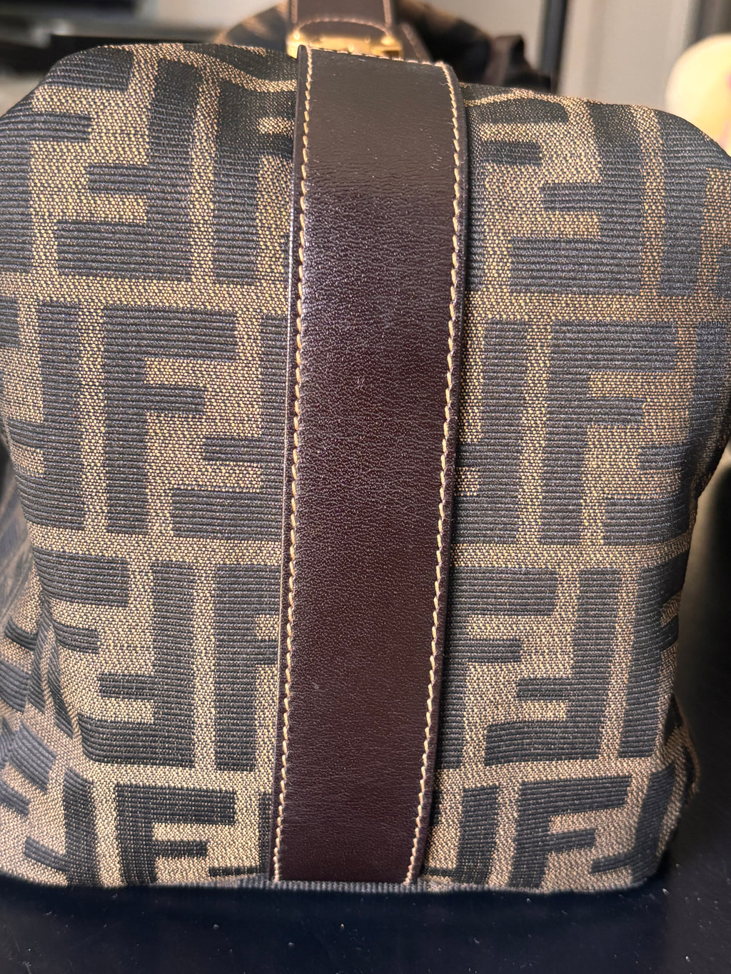 Fendi Zucca Boston Vanity