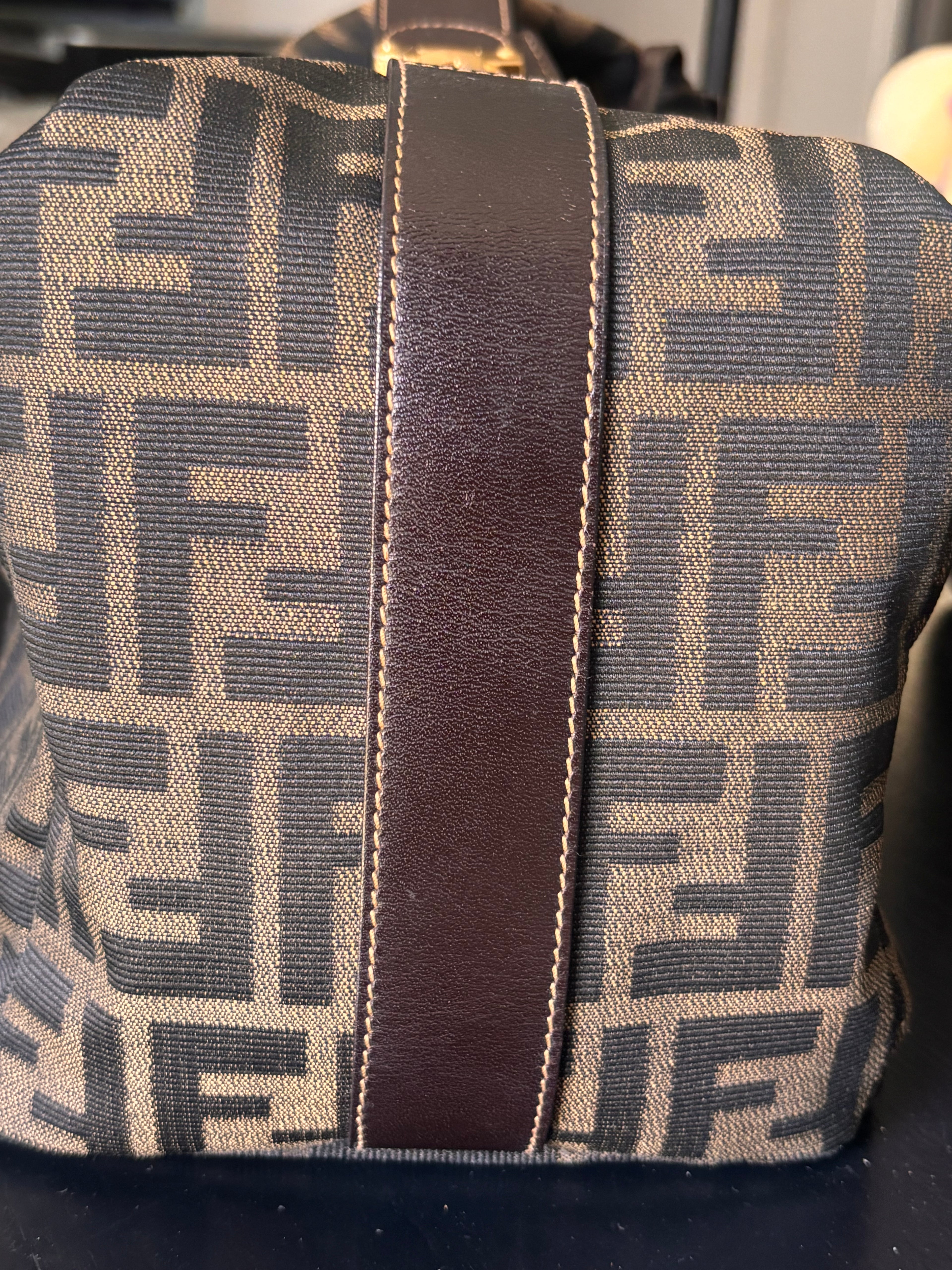 Fendi Zucca Boston Vanity