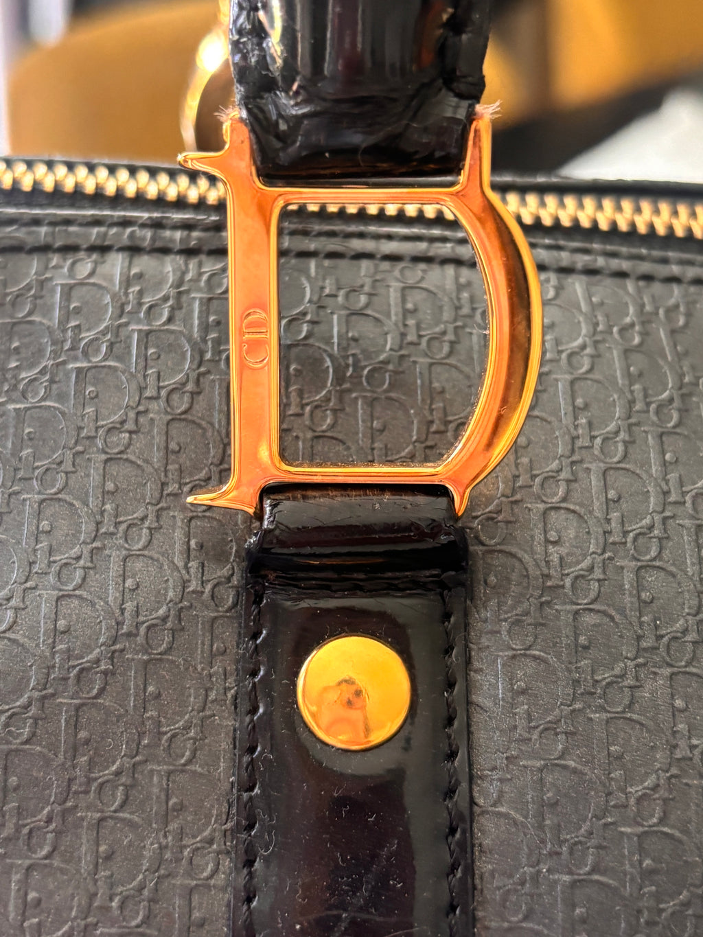 Christian Dior Trotter Boston bag