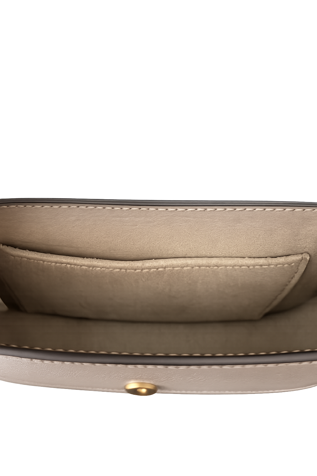 Chloé Nile Minaudière Bracelet Bag in Taupe Leather with Gold Hardware