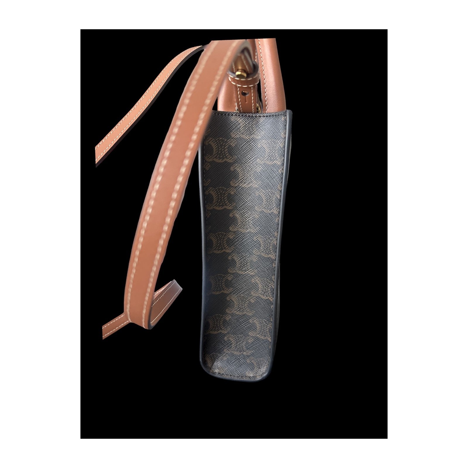 Celine Mini Vertical Cabas Triomphe Canvas