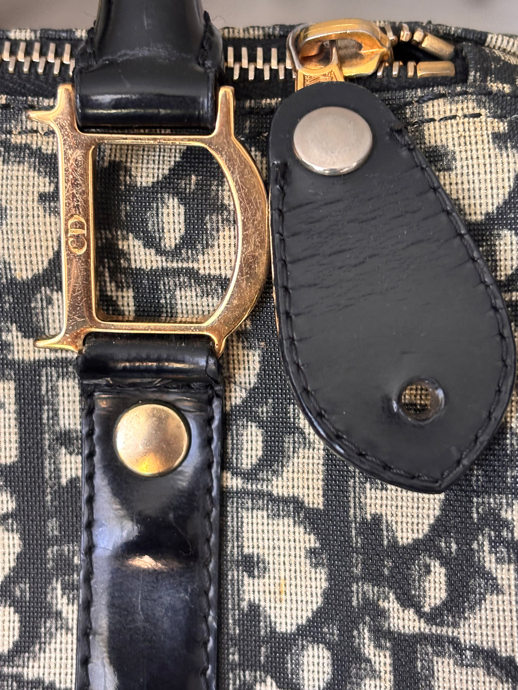 Christian Dior Vintage Trotter Boston Bag