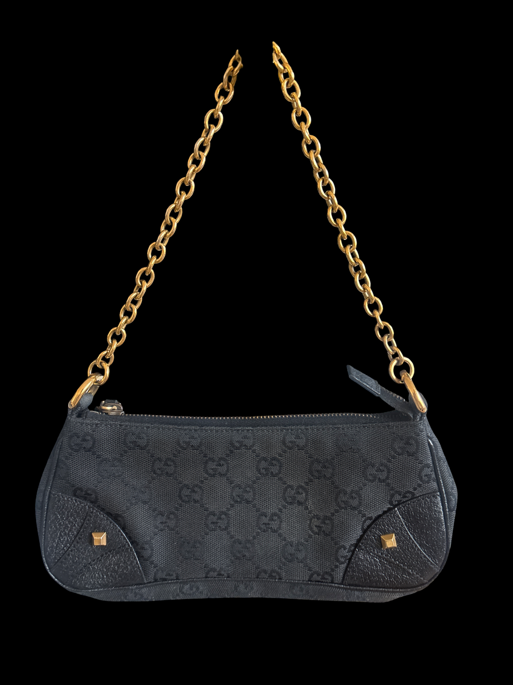 GUCCI GG Canvas Chain Shoulder Bag